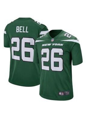 Men's New York Jets Le'Veon Bell Nike Gotham Green #26 Bell Green Jersey size L